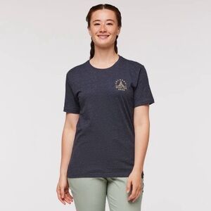 Cotopaxi gray llama map logo graphic women’s outdoor tee t-shirt top m medium